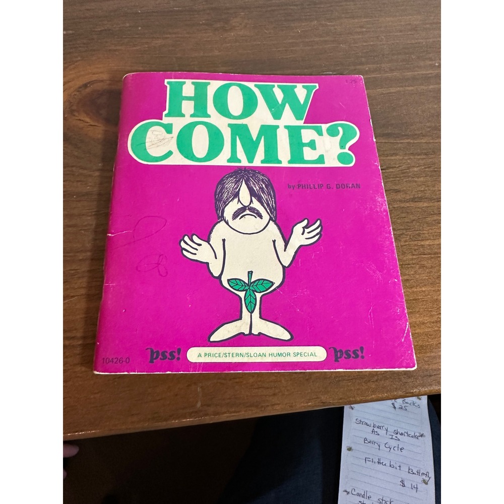 Vintage How Come? Phillip G Doran Price Stern Sloan Humor Special Book 1970s